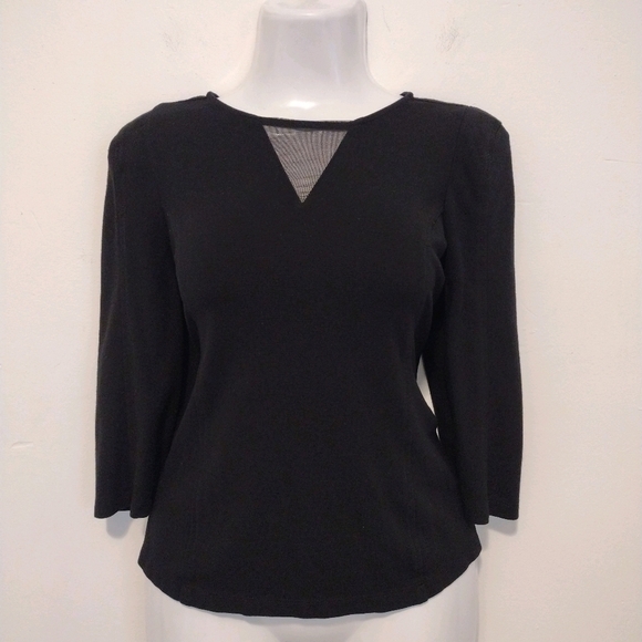 Forever 21 - Black 3 Quarter Sleeves Blouse - Picture 13 of 13